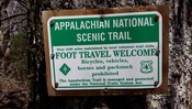 Trail Sign in North Carolina