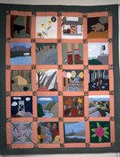 Appalachian Trail quilt on display in Harpers Ferry, West Virginia