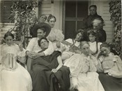 Benton MacKaye with Hazel, Mother, Aunt Sadie, and others