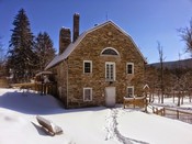 Appalachian Trail Museum in the snow